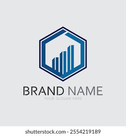 Business icon and logo design vector graphic 