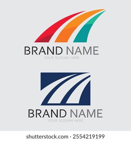 Business icon and logo design vector graphic 