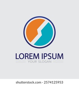 Business icon and logo design vector graphic 