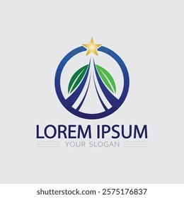 Business icon and logo design vector graphic 