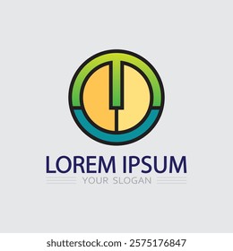 Business icon and logo design vector graphic 