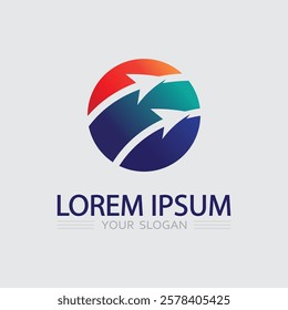 Business icon and logo design vector graphic 