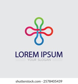 Business icon and logo design vector graphic 