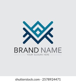 Business icon and logo design vector graphic 