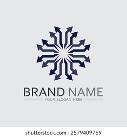 Business icon and logo design vector graphic 