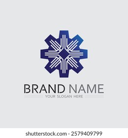 Business icon and logo design vector graphic 