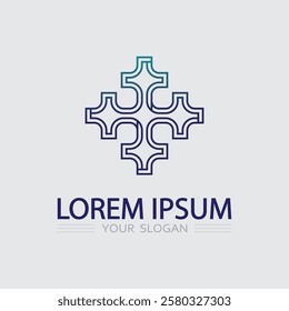 Business icon and logo design vector graphic 