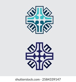 Business icon and logo design vector graphic 