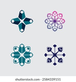 Business icon and logo design vector graphic 