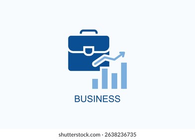 Business Icon Or Logo Isolated Vector Illustration