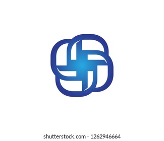 Business icon logo template