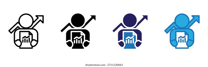 Business Icon Multi Style Vector Illustration