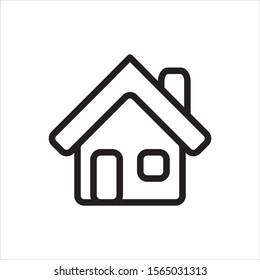 Business icon with outline style for marketing and social media usage. Flat Simple Line icon in white background.