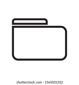 Business icon with outline style for marketing and social media usage. Flat Simple Line icon in white background.