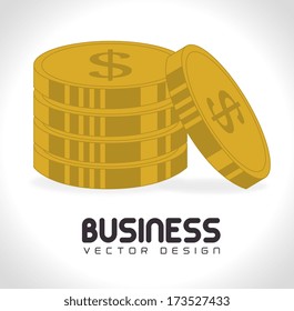 business icon over gray background vector illustration