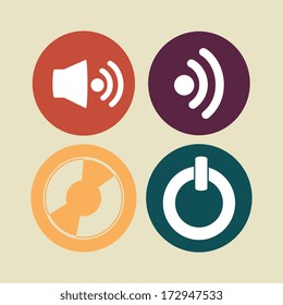 business icon over pink background vector illustration