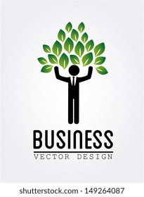 business icon over white background vector illustration 