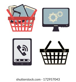 business icon over  white background vector illustration