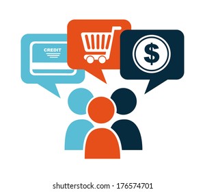 business icon over  white background vector illustration
