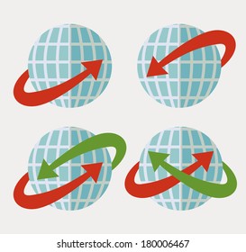 business icon over  white background vector illustration