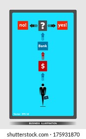 Business icon. Problem. Choice. Position. Hesitancy. Infographics.
