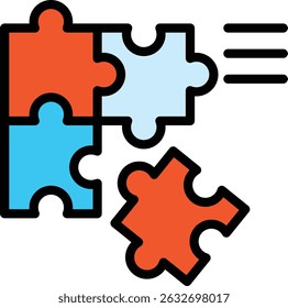 business, icon, problem, illustrated, puzzle, pieces, missing, concept, solution, challenge, teamwork, strategy, idea, communication, success, cooperation, collaboration, leadership, brainstorming, in