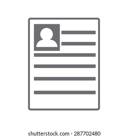 Business icon, Profile 