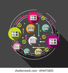 Business icon. Reports, Tracking, and Payouts through the one platform. One invoice. Direct contact