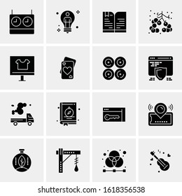 Business Icon Set. 16 Universal Icons Vector. Creative Beauitful Icon Illustration to use in Print and Web Related project.