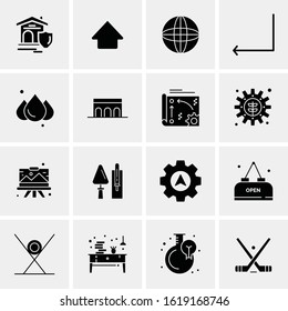 Business Icon Set. 16 Universal Icons Vector. Creative Beauitful Icon Illustration to use in Print and Web Related project.