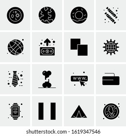 Business Icon Set. 16 Universal Icons Vector. Creative Beauitful Icon Illustration to use in Print and Web Related project.