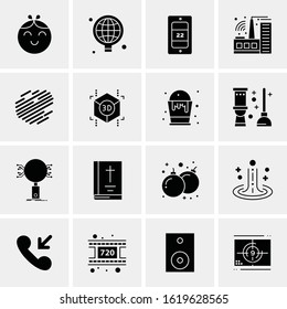 Business Icon Set. 16 Universal Icons Vector. Creative Beauitful Icon Illustration to use in Print and Web Related project.