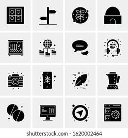 Business Icon Set. 16 Universal Icons Vector. Creative Beauitful Icon Illustration to use in Print and Web Related project.