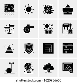 Business Icon Set. 16 Universal Icons Vector. Creative Beauitful Icon Illustration to use in Print and Web Related project.