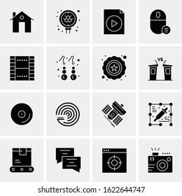 Business Icon Set. 16 Universal Icons Vector. Creative Beauitful Icon Illustration to use in Print and Web Related project.