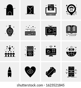 Business Icon Set. 16 Universal Icons Vector. Creative Beauitful Icon Illustration to use in Print and Web Related project.