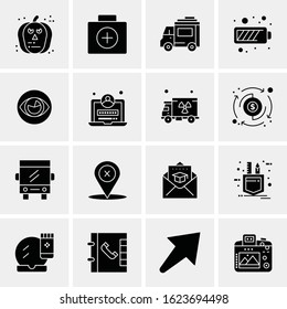 Business Icon Set. 16 Universal Icons Vector. Creative Beauitful Icon Illustration to use in Print and Web Related project.