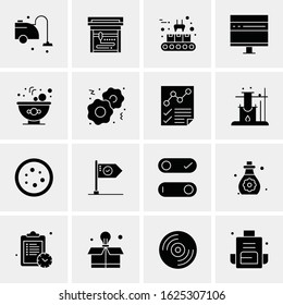 Business Icon Set. 16 Universal Icons Vector. Creative Beauitful Icon Illustration to use in Print and Web Related project.
