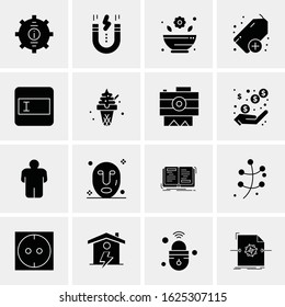Business Icon Set. 16 Universal Icons Vector. Creative Beauitful Icon Illustration to use in Print and Web Related project.