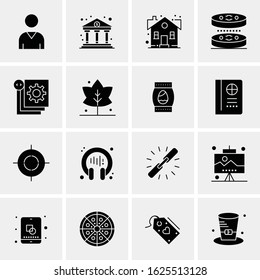 Business Icon Set. 16 Universal Icons Vector. Creative Beauitful Icon Illustration to use in Print and Web Related project.