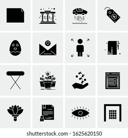Business Icon Set. 16 Universal Icons Vector. Creative Beauitful Icon Illustration to use in Print and Web Related project.