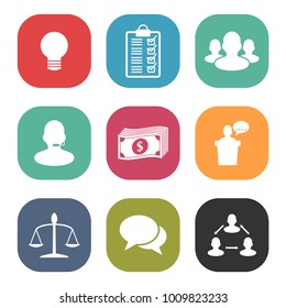 business icon set