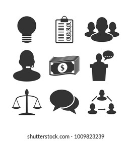 business icon set