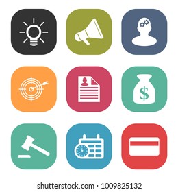 business icon set