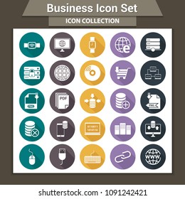 Business icon set