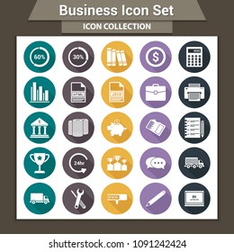 Business icon set
