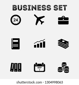 Business icon set