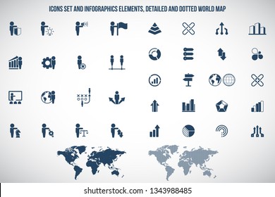 Business icon set