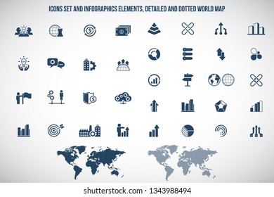 Business icon set