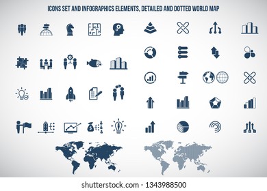 Business icon set
